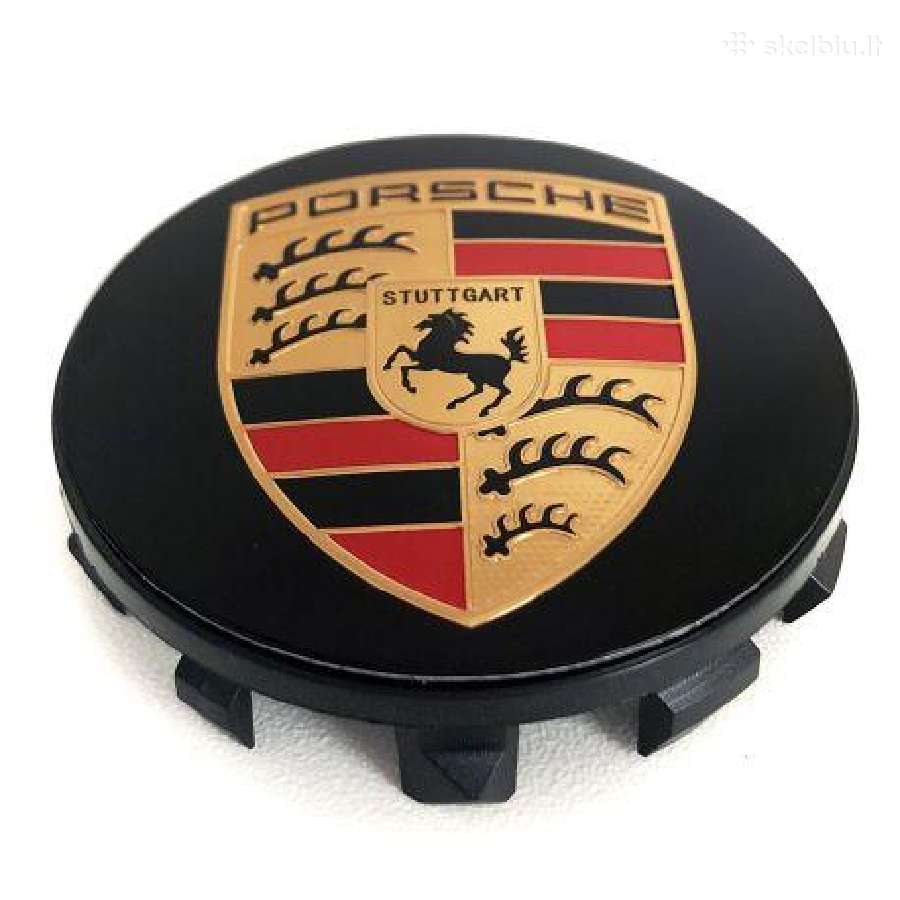 Porsche centriniai ratlankiu dangteliai 56mm-75mm - nuotraukos Nr. 2