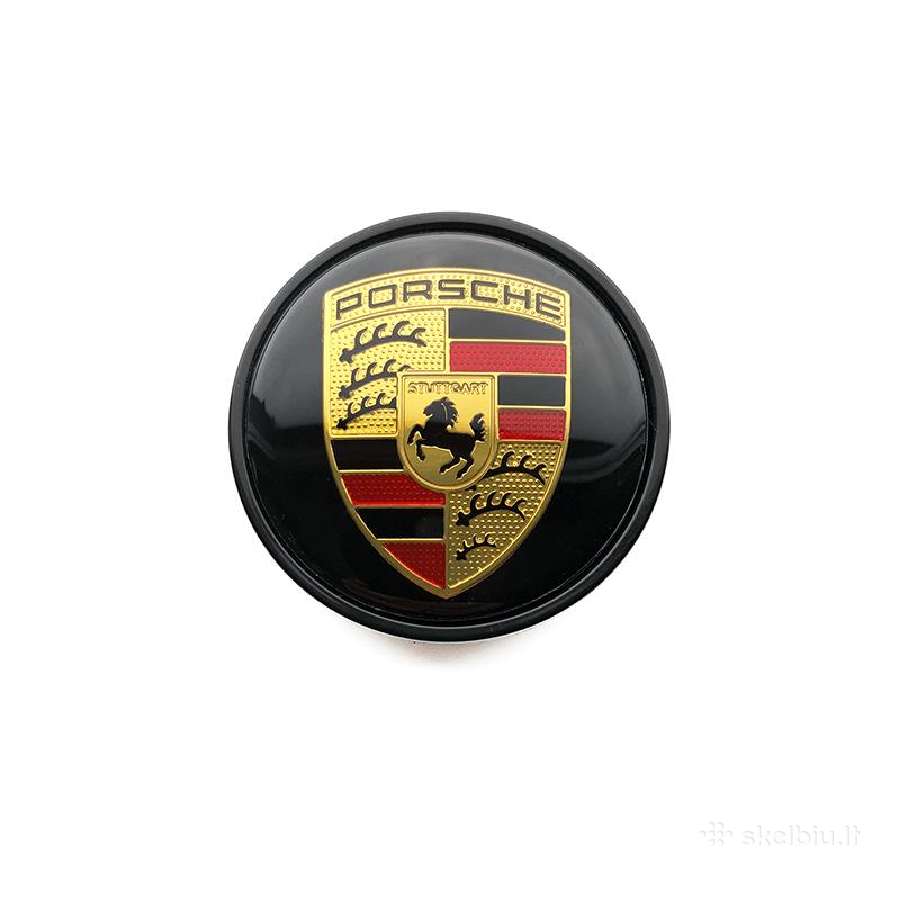 Porsche centriniai ratlankiu dangteliai 56mm-75mm - nuotraukos Nr. 4