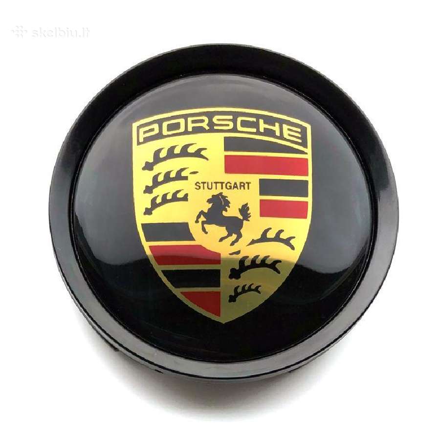 Porsche centriniai ratlankiu dangteliai 56mm-75mm - nuotraukos Nr. 6