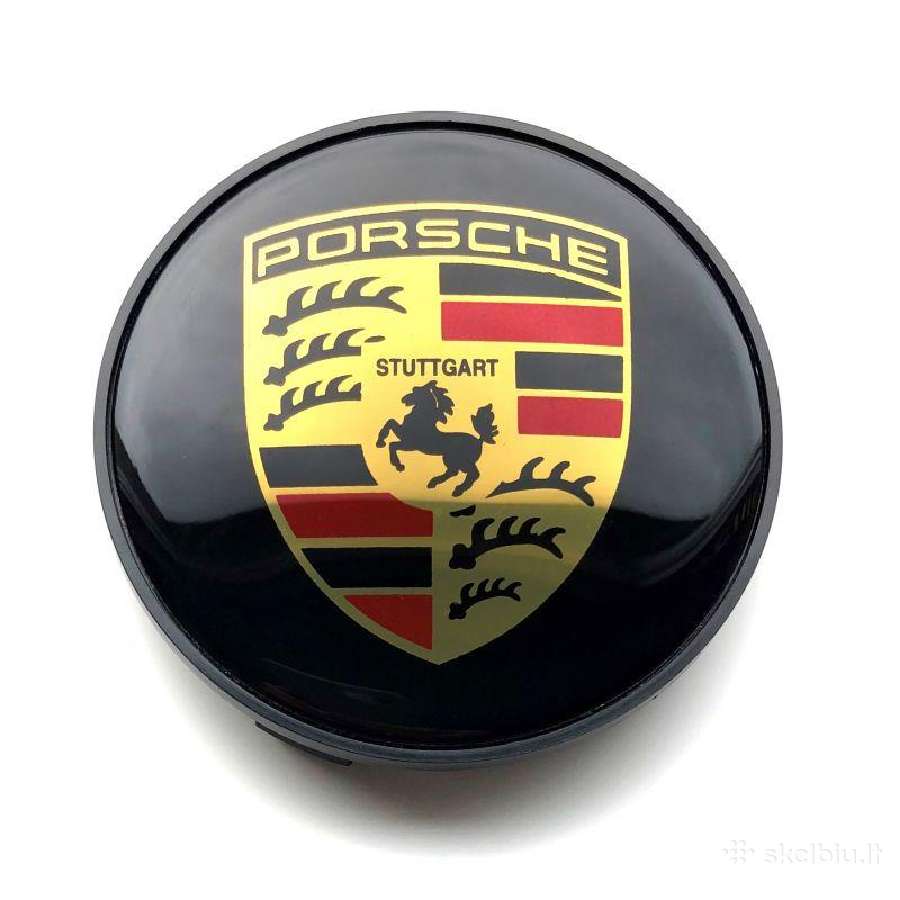 Porsche centriniai ratlankiu dangteliai 56mm-75mm - nuotraukos Nr. 3
