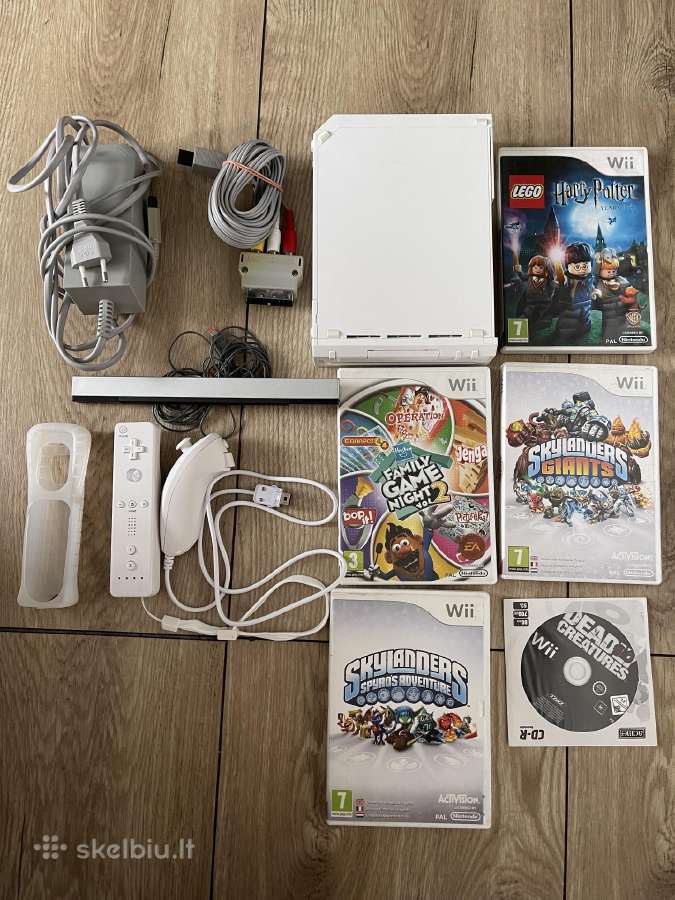 Nintendo Wii Konsole su Zaidimais, Wii