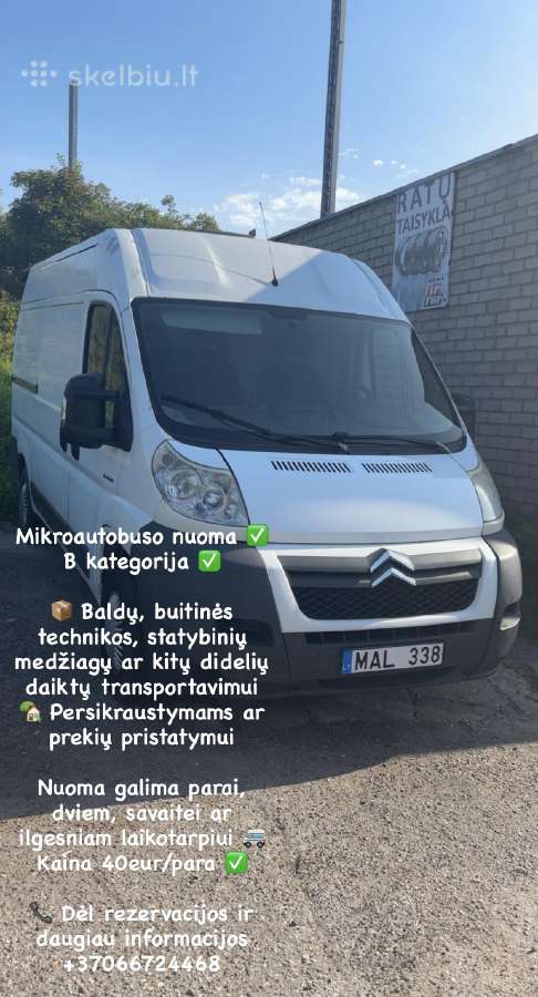 Traliuko nuoma, Mikroautobuso, Automobilių nuoma - nuotraukos Nr. 2