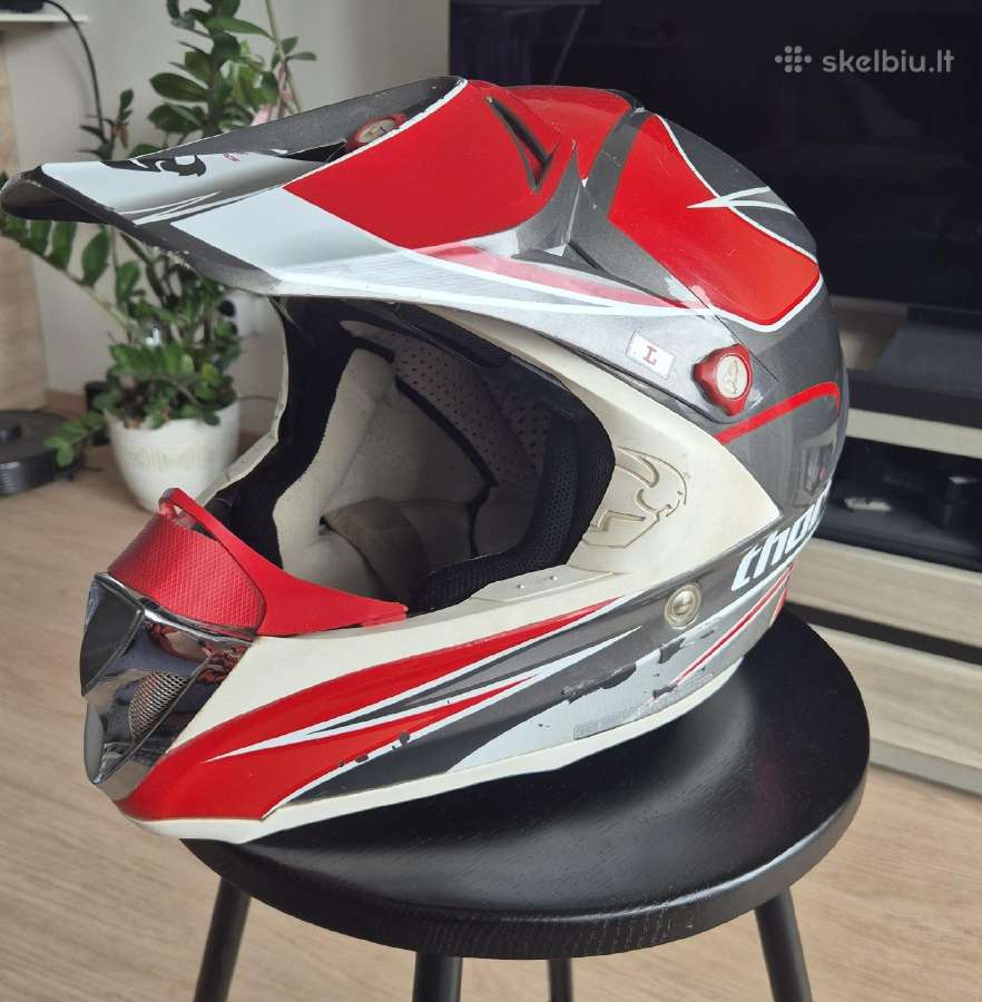 Enduro/motokroso salmas + akiniai