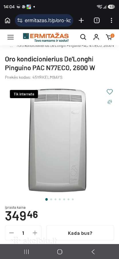 De'longhi Pinguino Pac N77 Eco