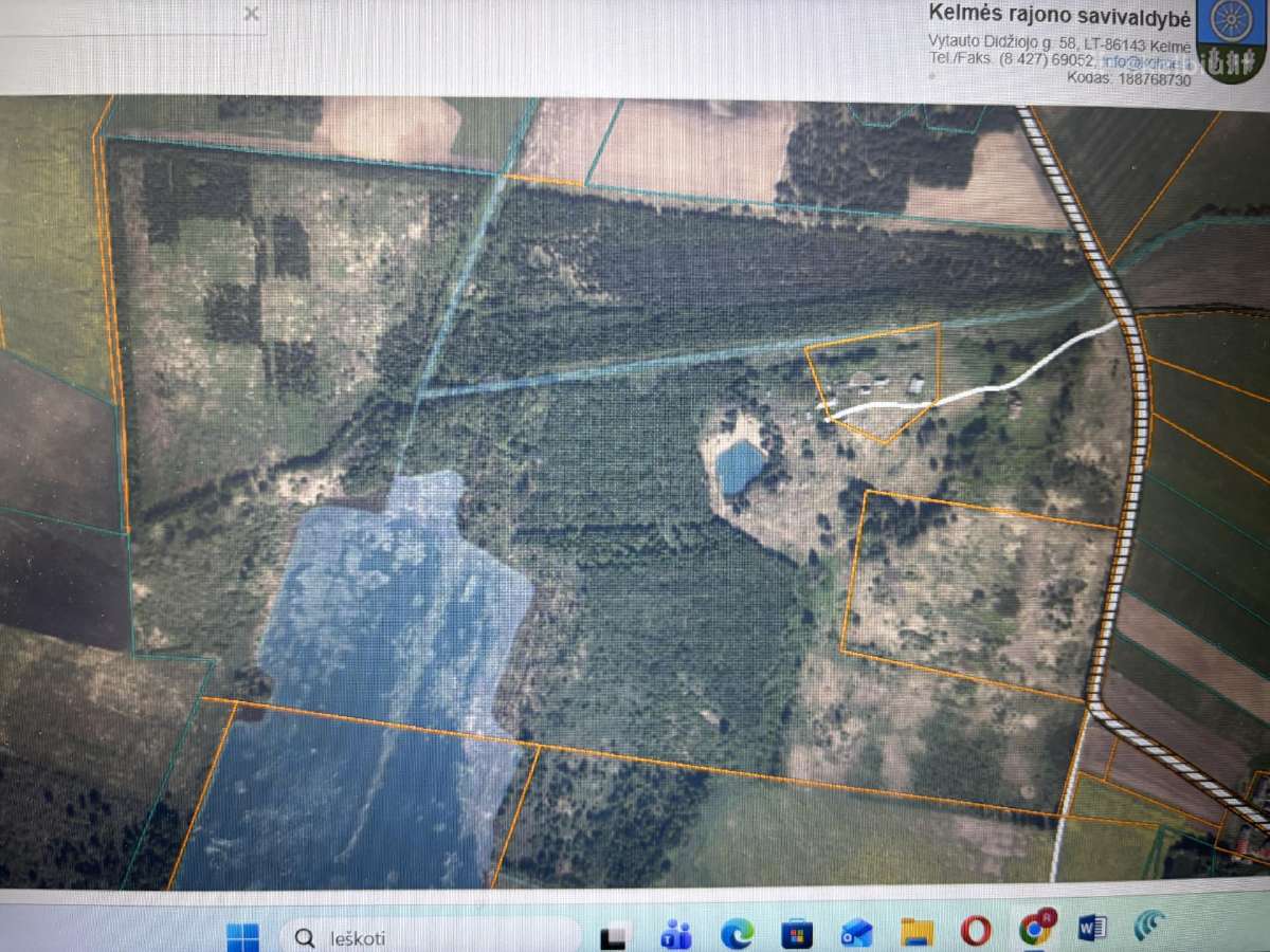 Parduodamas 31 ha.žemės sklypas -Tik- 3000 eur/ha