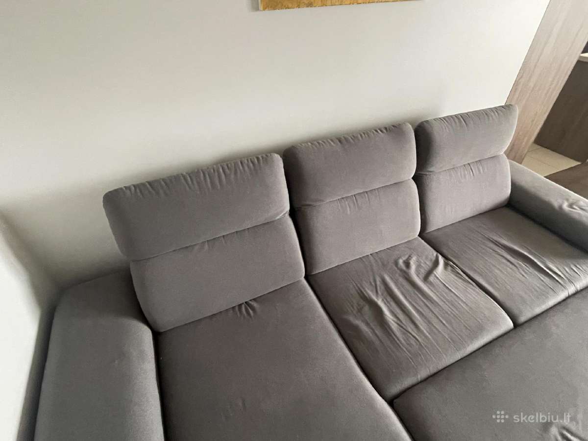 Kampinė sofa lova - nuotraukos Nr. 5