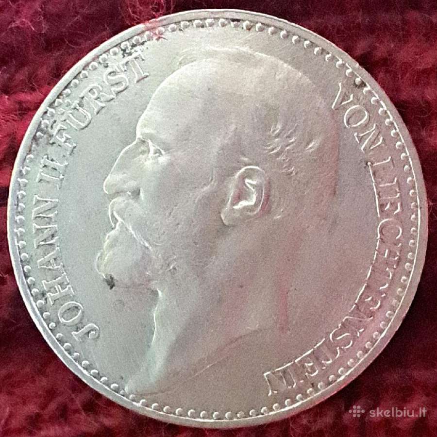 1915 Lichtenšteinas 1 krona
