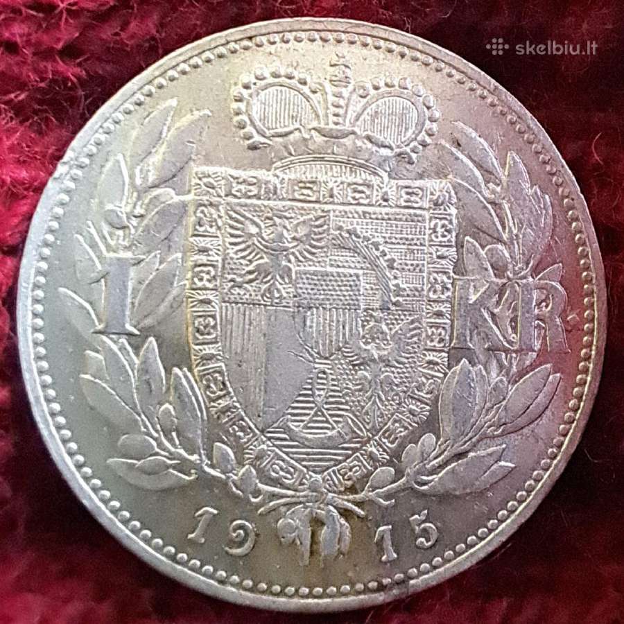 1915 Lichtenšteinas 1 krona - nuotraukos Nr. 2