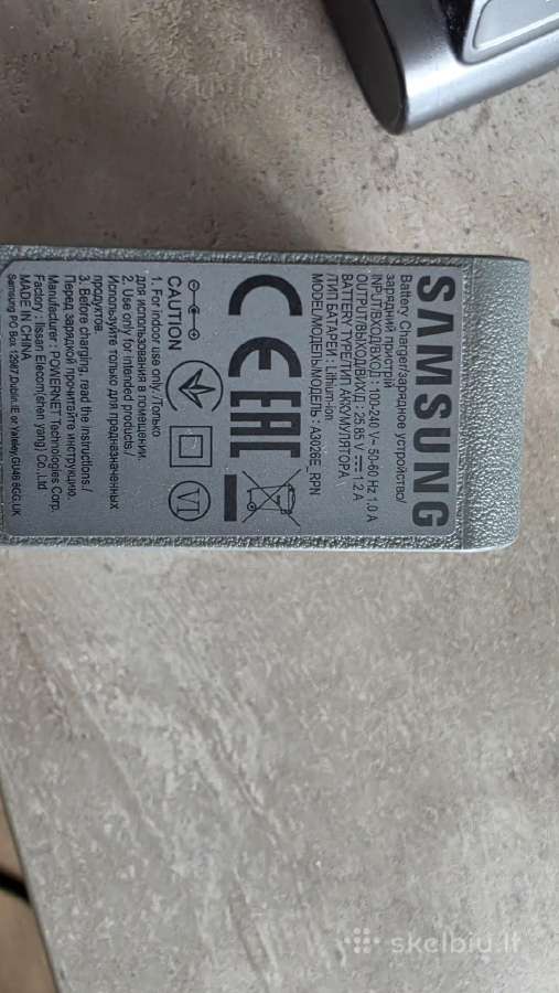 Samsung siurblio akumuliatorius Vca-sbt90 su laid - nuotraukos Nr. 2