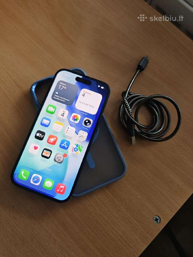 iPhone 15 128gb juodas