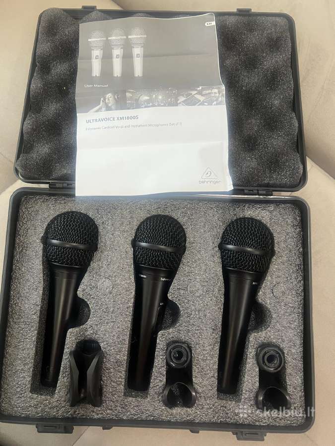 Behringer Ultravoice Xm1800s mikrofonų komplektas