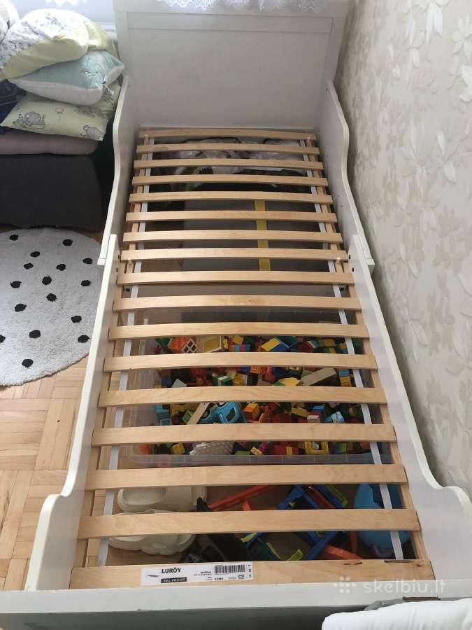 Ikea Lova Sundvik su grotelėmis (80x200) - nuotraukos Nr. 2