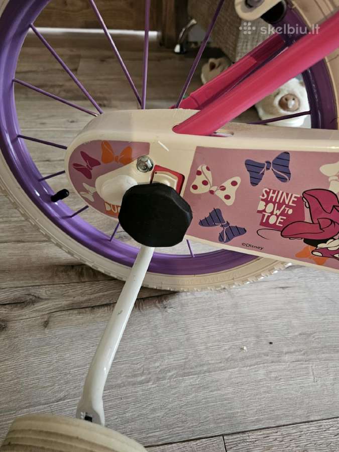 Vaikiškas dviratukas 16", Disney Junior Minnie - nuotraukos Nr. 2