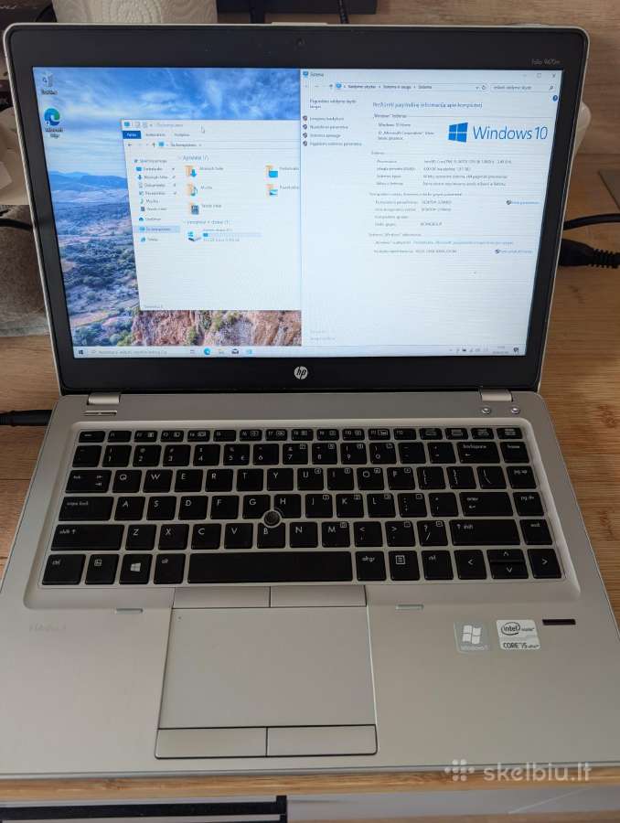 Hp Folio 9470m + ausinės dovanų!