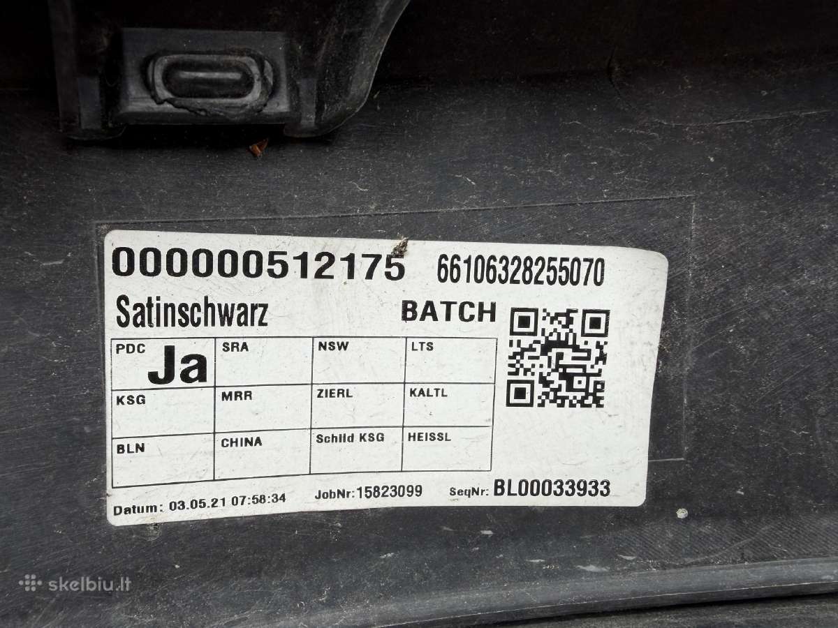 Volkswagen Transporter T6 priekinis bamperis - nuotraukos Nr. 3