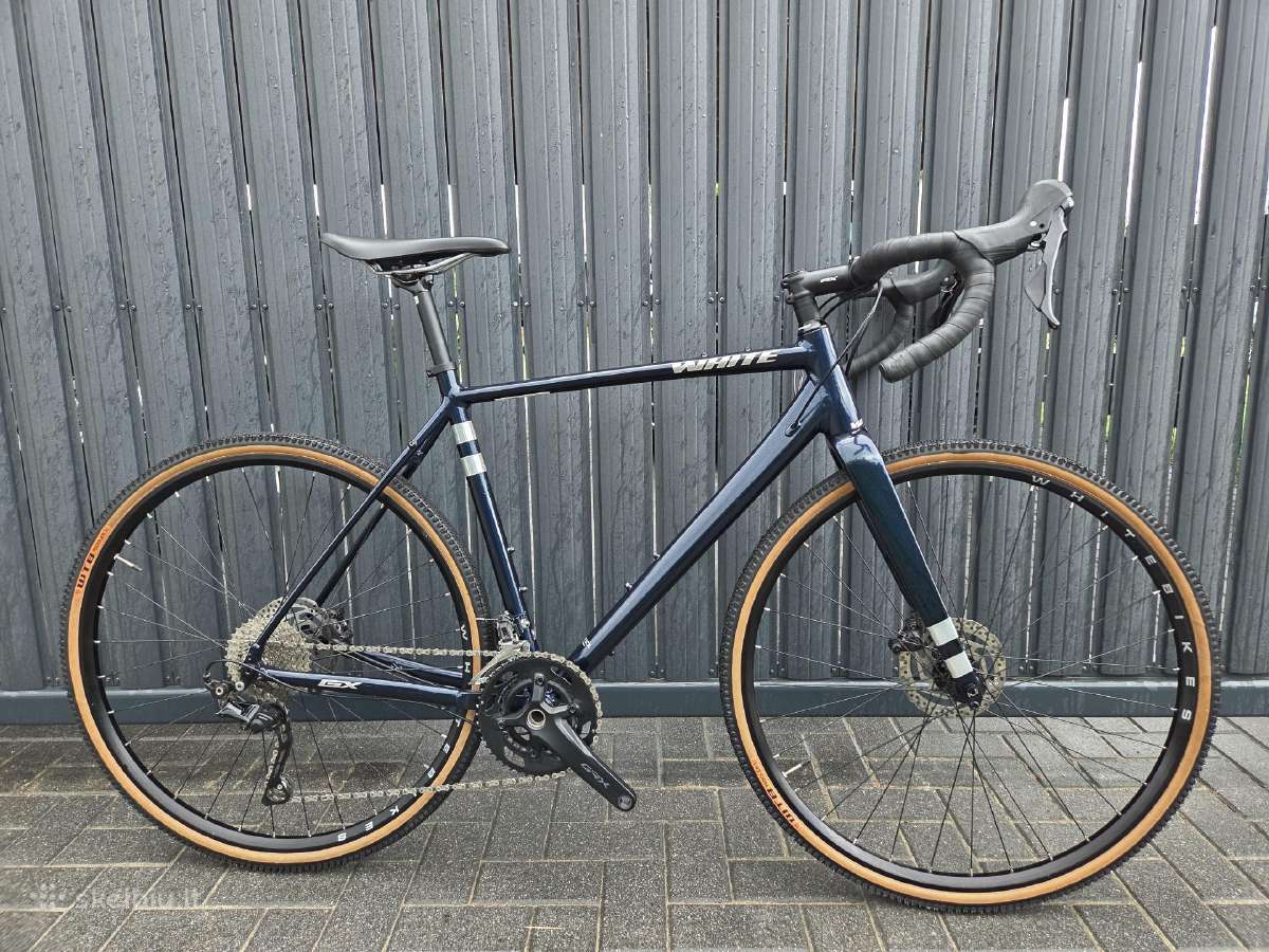 White GX ltd 26m. Gravel dviratis 2x10grx L size