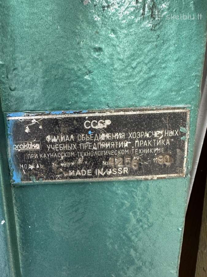 Galandinimo staklės T-400 Praktika - nuotraukos Nr. 5