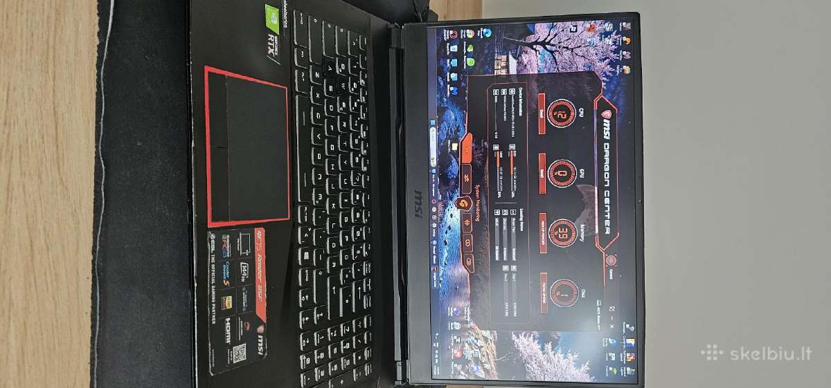 Parduodamas Msi Ge75 Raider 8sf žaidimų nešiojamas - nuotraukos Nr. 4