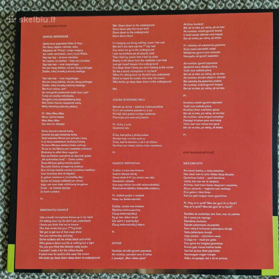 Žas - Dozė / Vinyl Lp on Red Marble Signed Autogra - nuotraukos Nr. 3