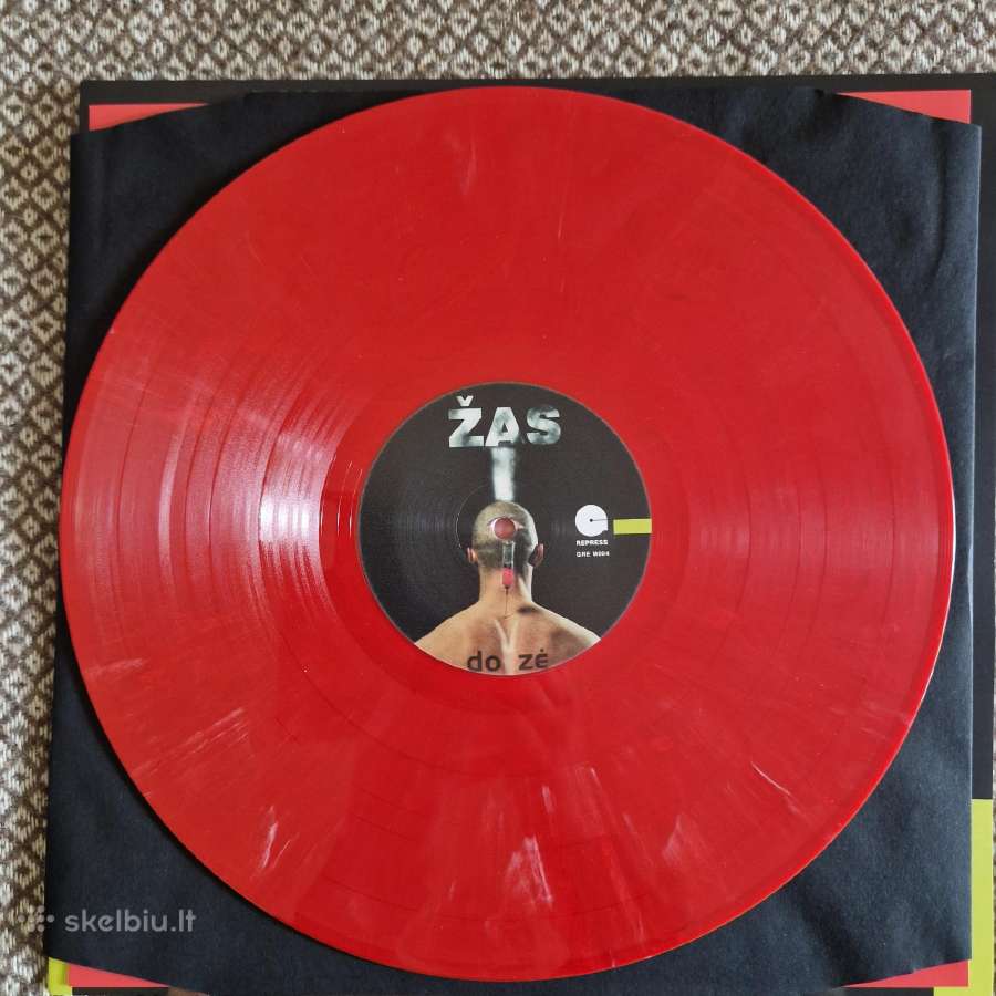 Žas - Dozė / Vinyl Lp on Red Marble Signed Autogra - nuotraukos Nr. 5