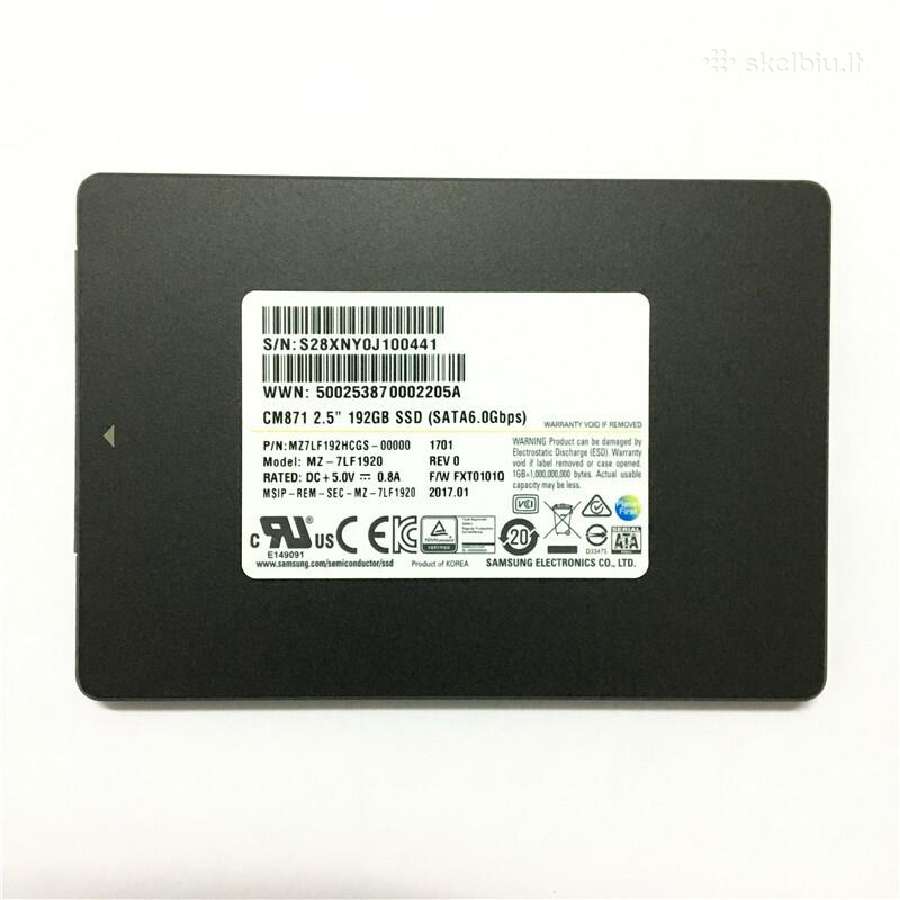 Samsung 192gb SSD 2.5" Sata III