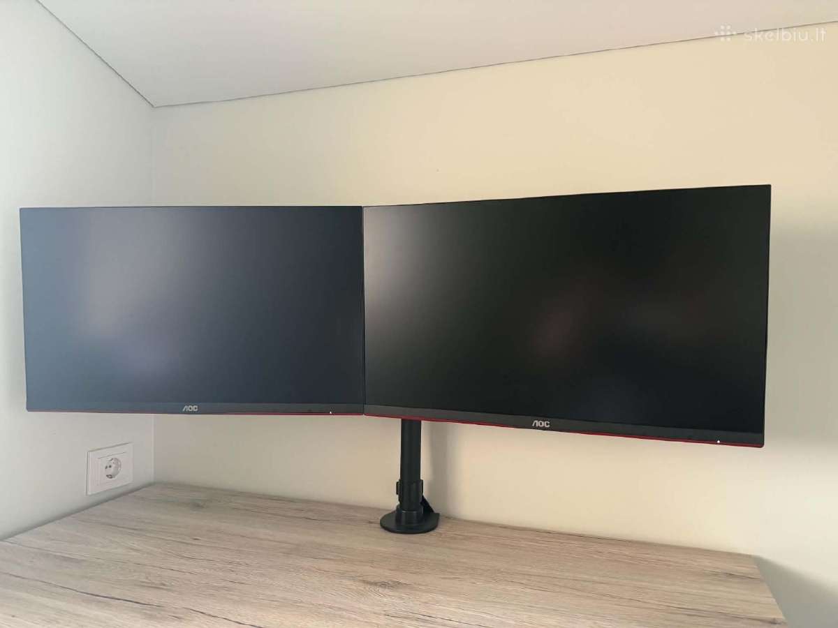 Aoc 24g2spae (2 vnt) + laikiklis