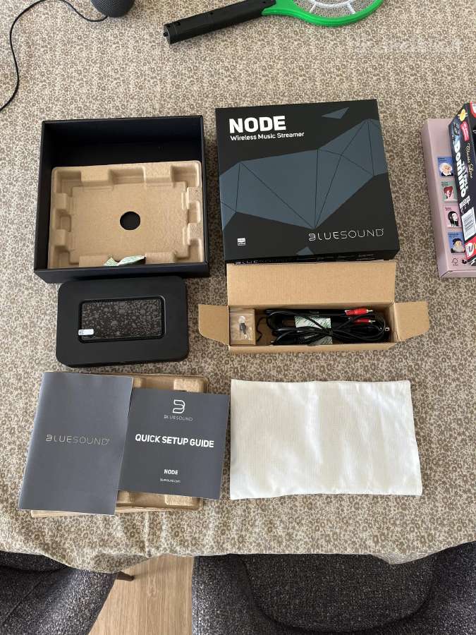 Bluesound Node N130 (2021), juodos spa
