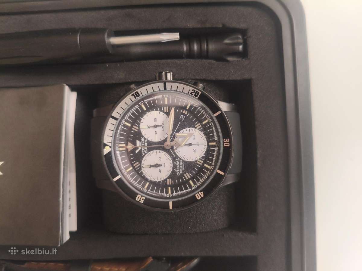 Vostok Europe Anchar Chronograph – mažai naudotas,