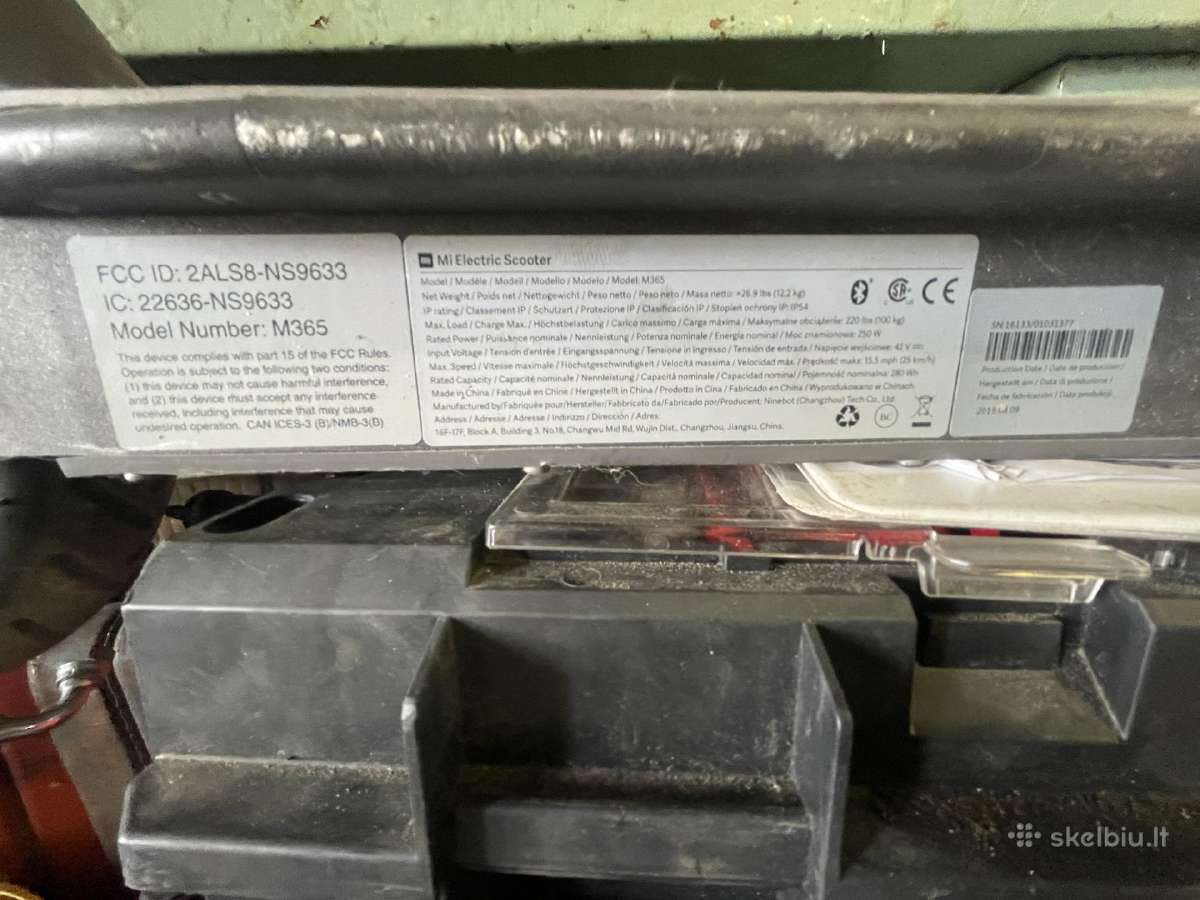 Elektrinis Paspirtukas xsiomi m365 - nuotraukos Nr. 6