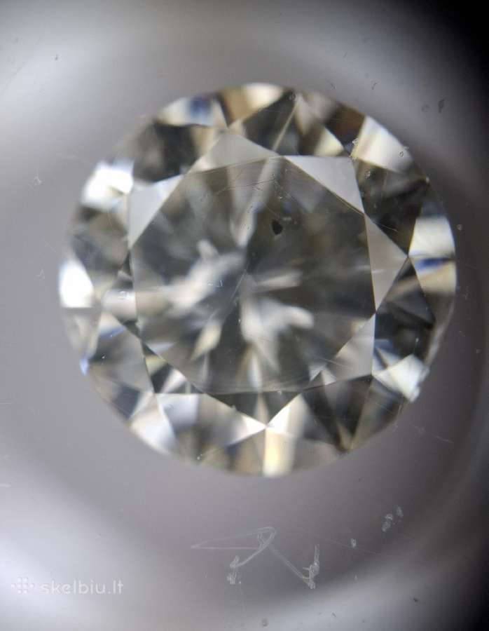 0.52ct natūralus deimantas H Si1 - nuotraukos Nr. 3