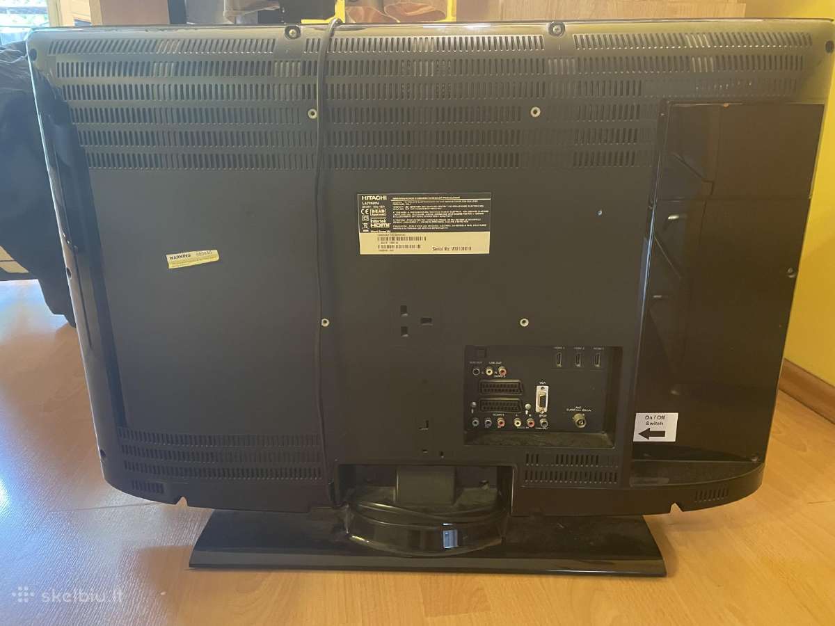 (Hdmi, Usb) Hitachi senas televizorius be pulto - nuotraukos Nr. 2