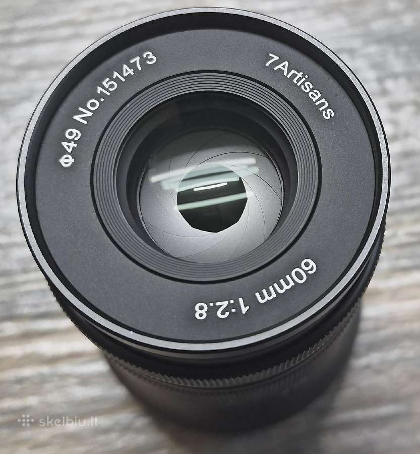 Objektyvas 7artisans 60mm F2.8 II Macro Sonye Apsc - nuotraukos Nr. 2
