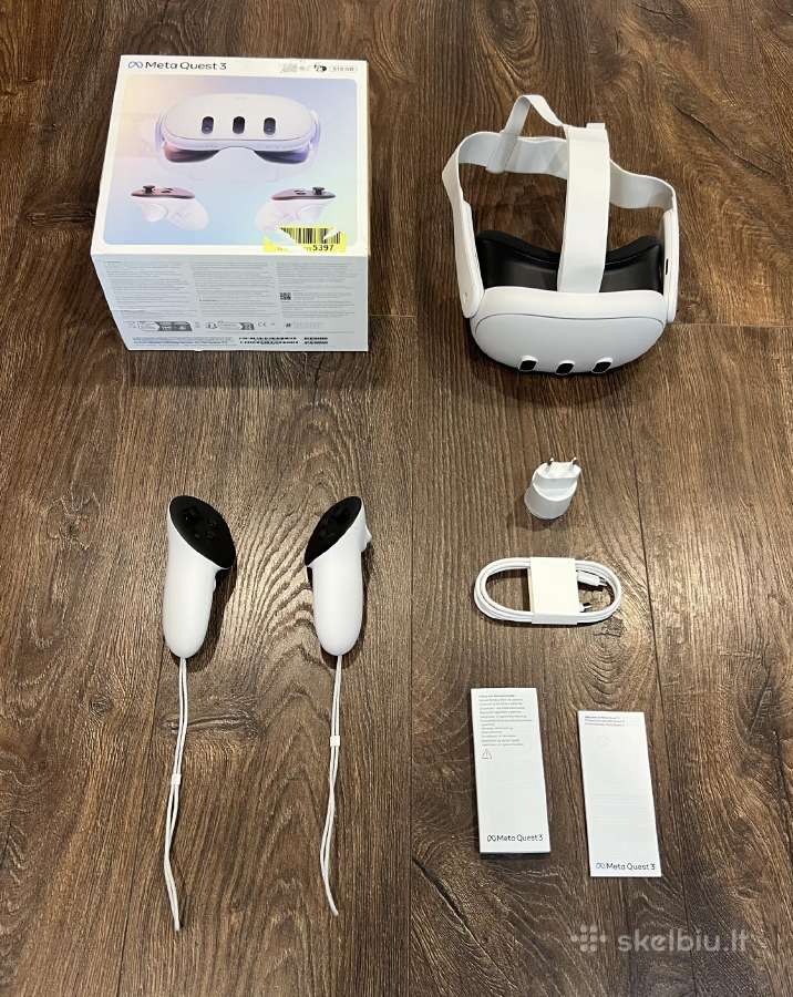 Oculus Meta Quest 3 512gb Kaip Nauji