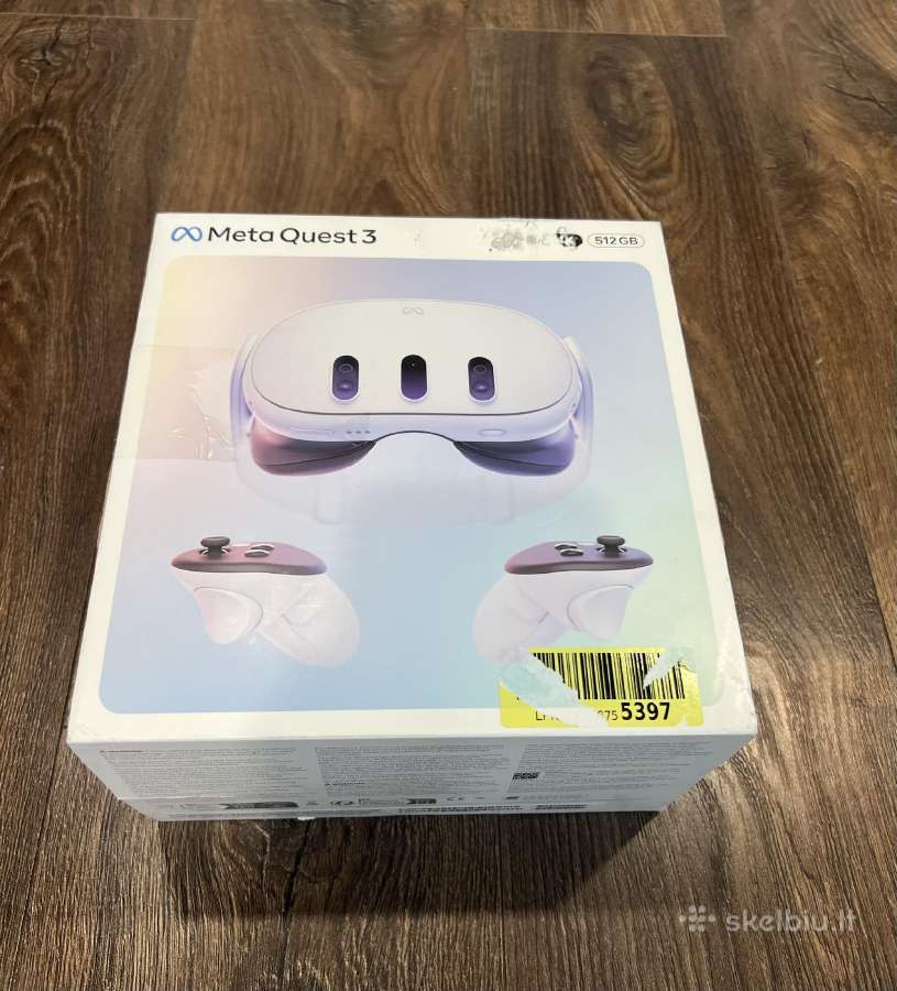 Oculus Meta Quest 3 512gb Kaip Nauji - nuotraukos Nr. 9