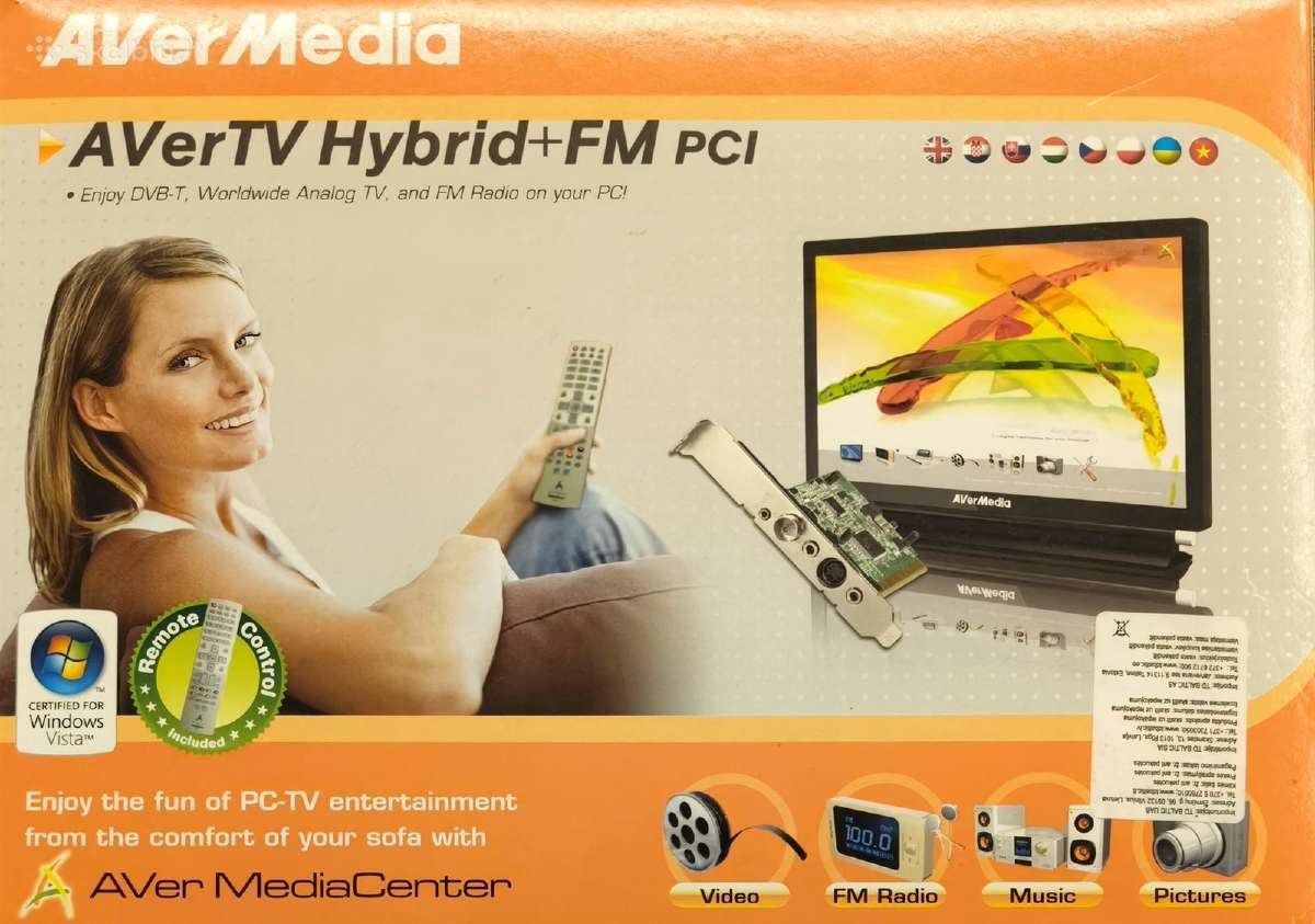 Kompiuterinis TV imtuvas Avertv Hybrid+fm Pci - nuotraukos Nr. 4