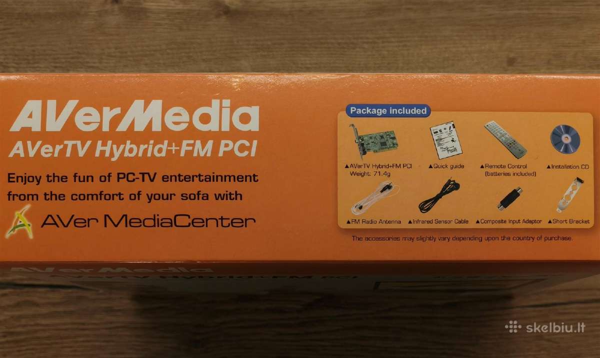 Kompiuterinis TV imtuvas Avertv Hybrid+fm Pci - nuotraukos Nr. 6