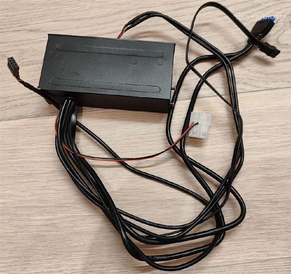 Usb, Sata jungčių panelė su kortelių skaitytuvu - nuotraukos Nr. 4