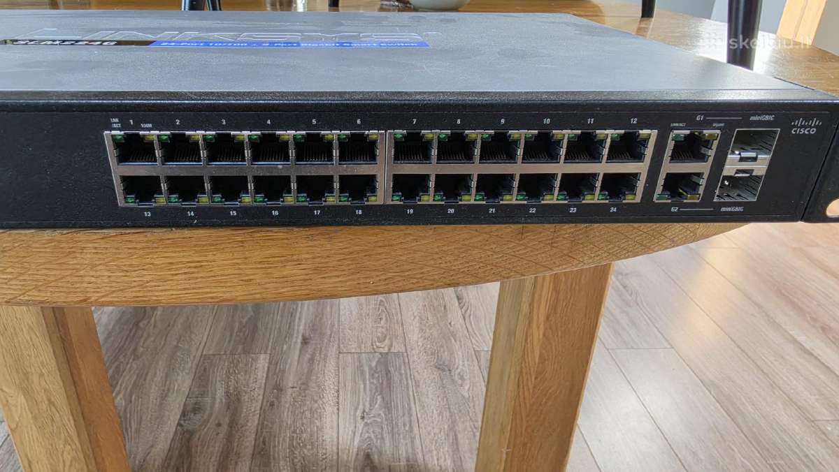 Linksys Slm224g Switch 24 portų - nuotraukos Nr. 3