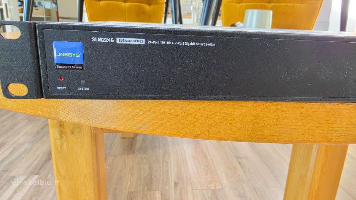 Linksys Slm224g Switch 24 portų - nuotraukos Nr. 4