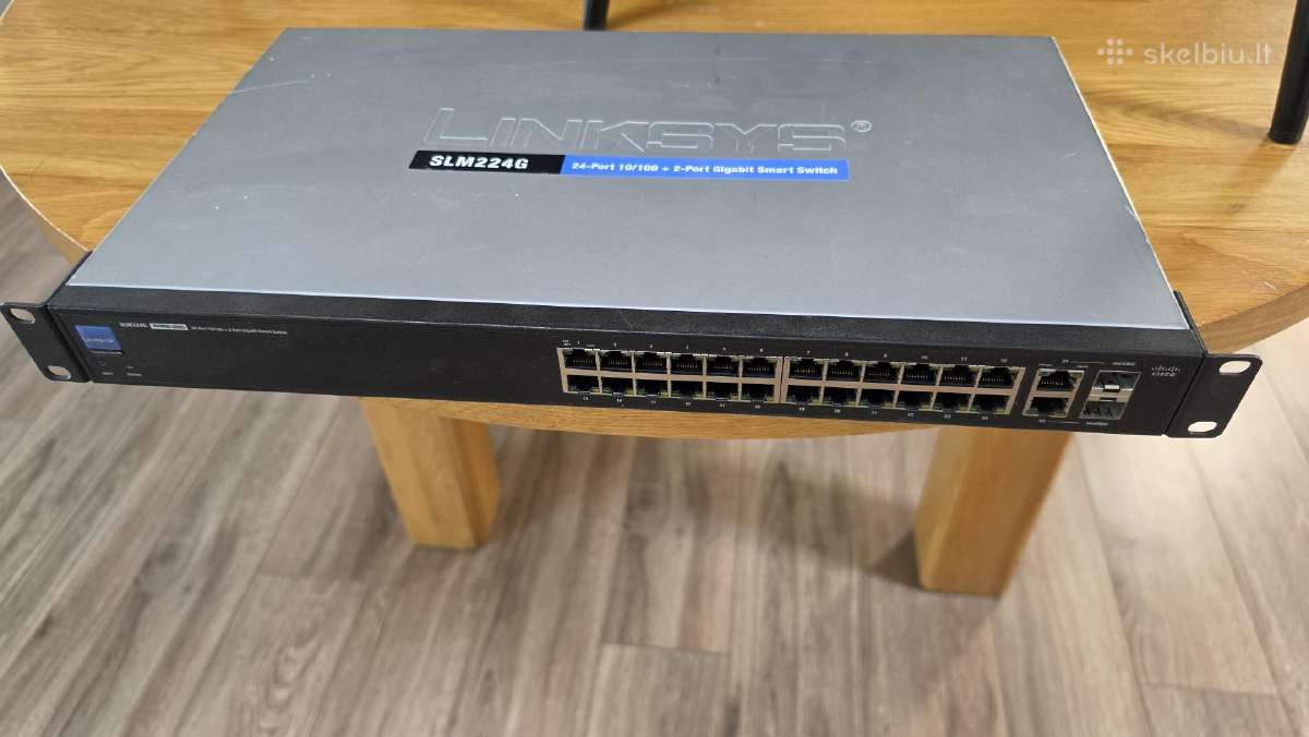Linksys Slm224g Switch 24 portų