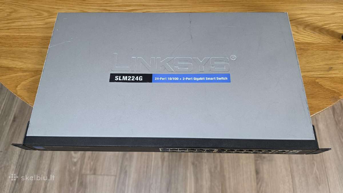 Linksys Slm224g Switch 24 portų - nuotraukos Nr. 2