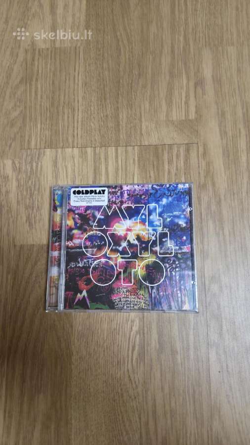 2011 Coldplay "Mylo Xyloto" albumo CD
