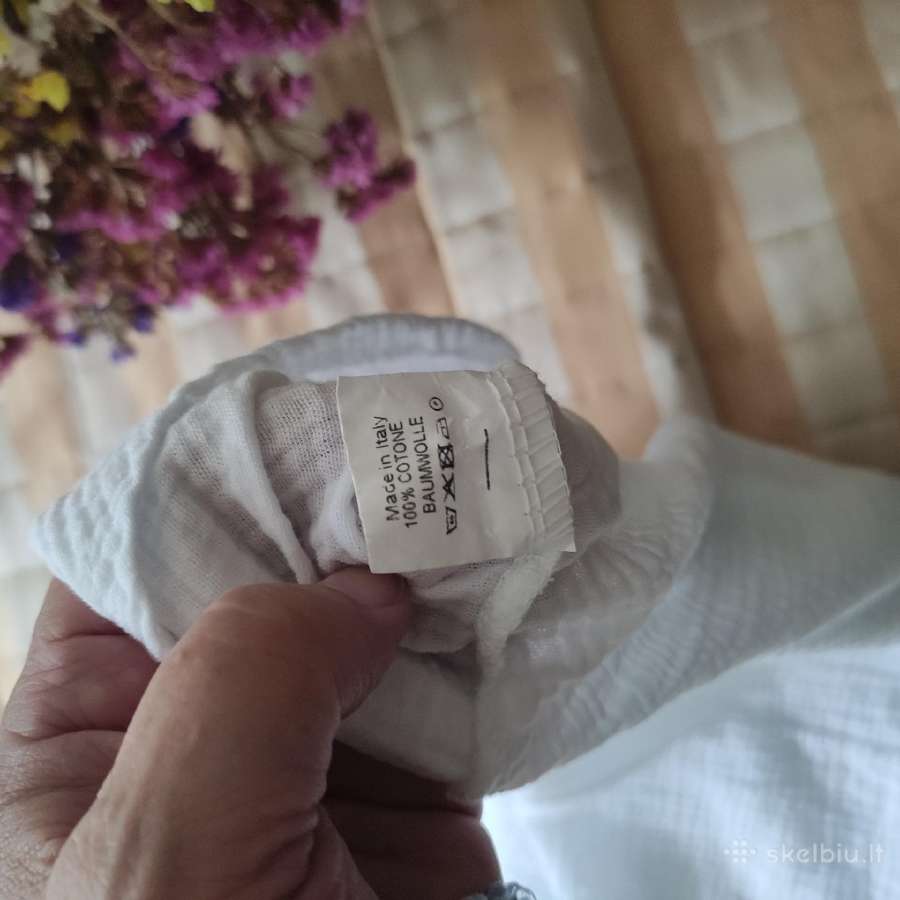 Muslino palaidinė sniego baltumo - nuotraukos Nr. 4