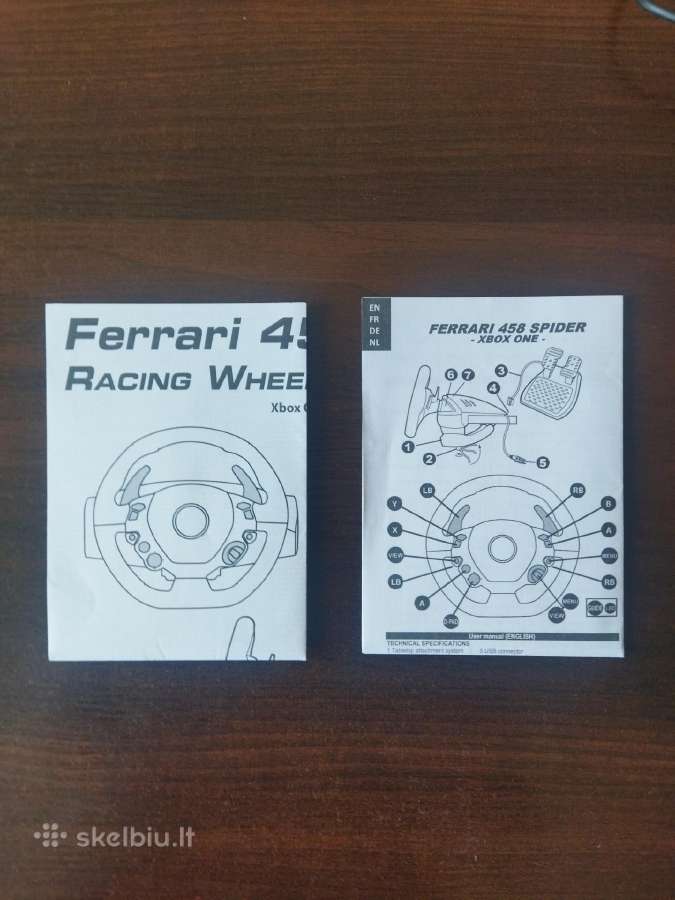 Thrustmaster Ferrari 458 spider Xbox - nuotraukos Nr. 7