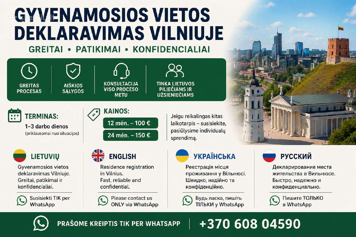 Gyvenamosios vietos deklaravimas