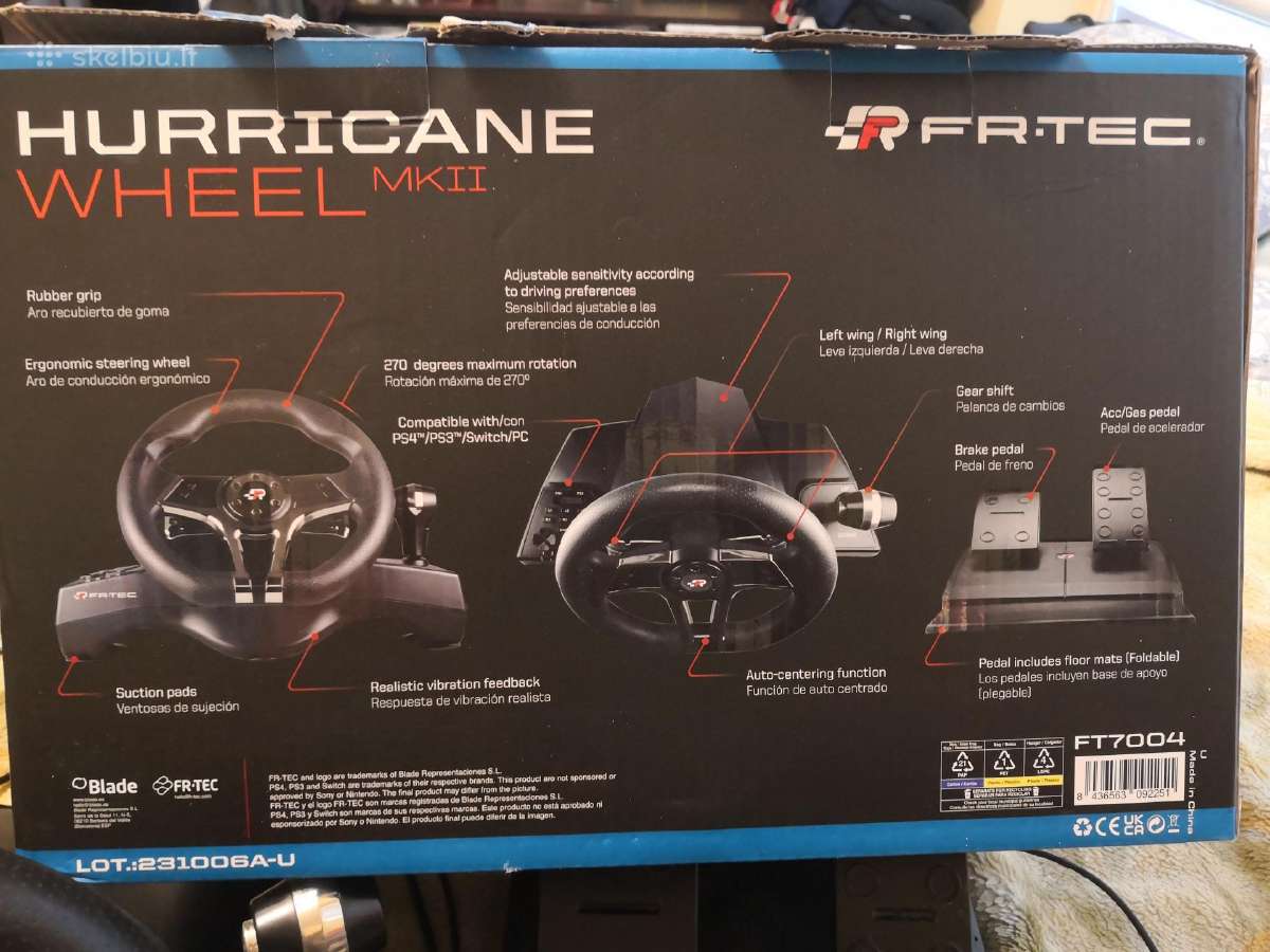 Žaidimų vairas Pc Ps4 Hurricane Universalieji Varo - nuotraukos Nr. 3