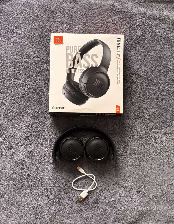 Parduodu belaidės ausinės Jbl Tune 510bt