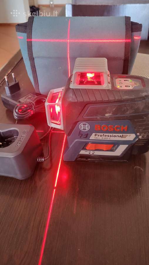 Lazerinis nivelyras Bosch Gll 3-80 C