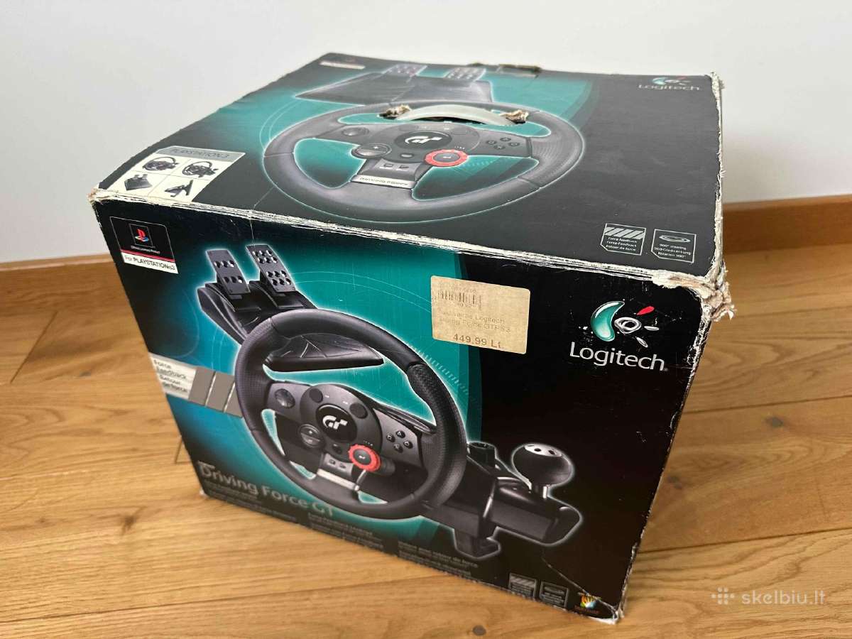 Logitech Driving Force GT žaidimų vairas + pėdalai - nuotraukos Nr. 6