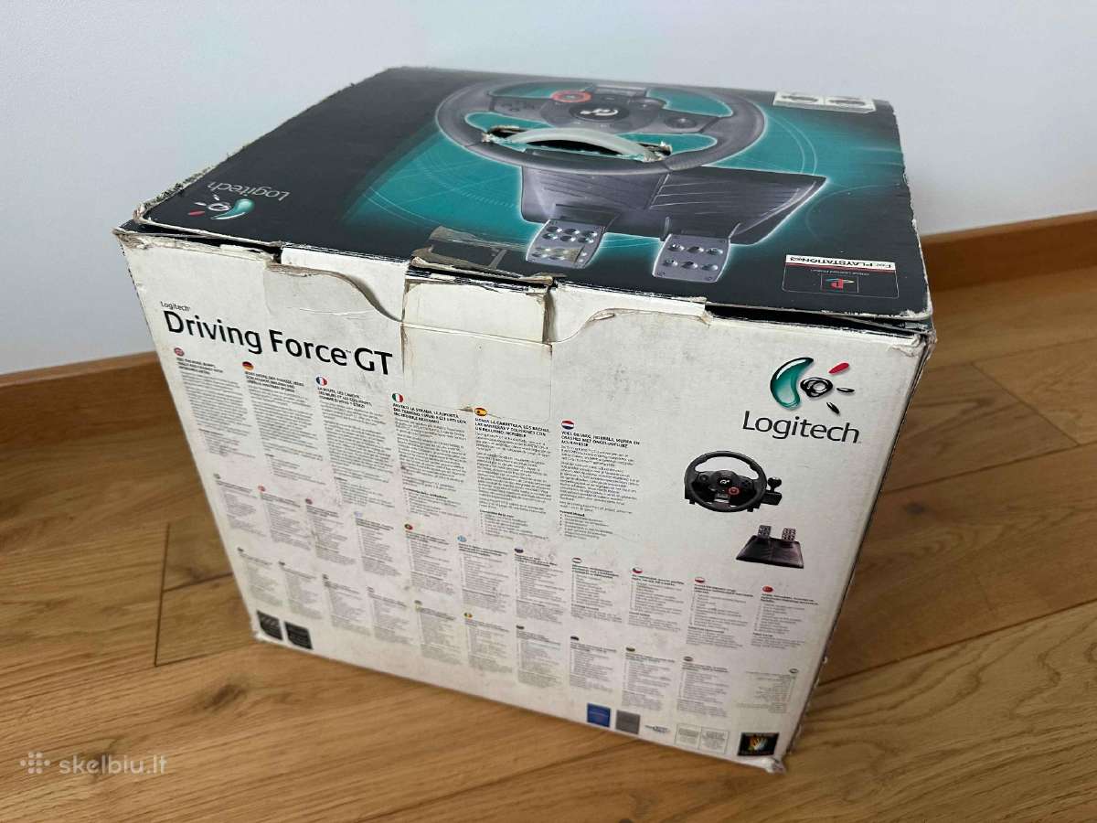 Logitech Driving Force GT žaidimų vairas + pėdalai - nuotraukos Nr. 7